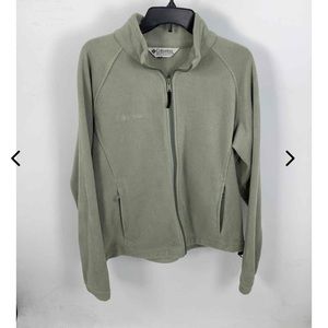 Columbia Pale Green Full-Zip Fleece jacket L/XL